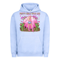 Pigment Grape Ice pretty girls walk like this this Urban Hoodie - NancyCooperArtShop