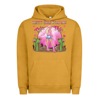 Pigment Peanut Butter pretty girls walk like this this Urban Hoodie - NancyCooperArtShop