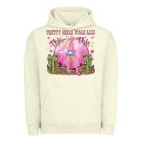 Pigment Pistachio pretty girls walk like this this Urban Hoodie - NancyCooperArtShop