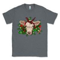 Charcoal Heather Christmas charolais calf Classic Tee - RanaPortraitStore