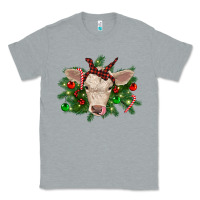 Heather Grey Christmas charolais calf Classic Tee - RanaPortraitStore
