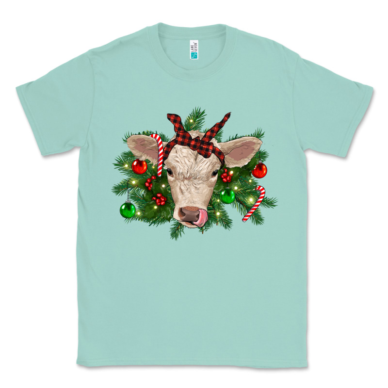 Christmas Charolais Calf Classic Tee by RanaPortraitStore | Teevron