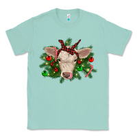 Seafoam Christmas charolais calf Classic Tee - RanaPortraitStore