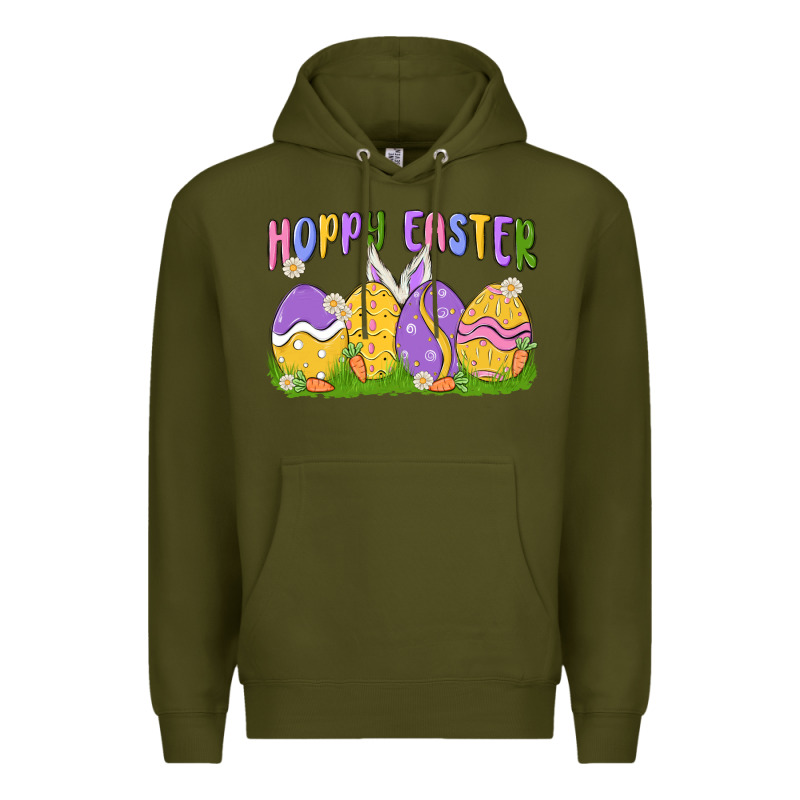 Hoppy Easter Premium Hoodie by MaliasSmallBusiness | Teevron