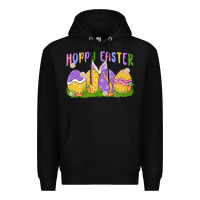 Black hoppy easter Premium Hoodie - MaliasSmallBusiness