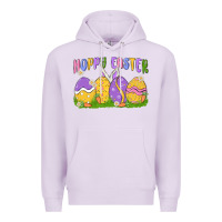 Lilac hoppy easter Premium Hoodie - MaliasSmallBusiness