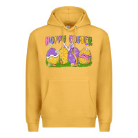 Mustard hoppy easter Premium Hoodie - MaliasSmallBusiness
