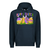 Navy hoppy easter Premium Hoodie - MaliasSmallBusiness
