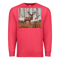 Cardinal reinder Premium Sweatshirt - JahusDesignShop