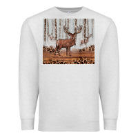 Oatmeal Heather reinder Premium Sweatshirt - JahusDesignShop