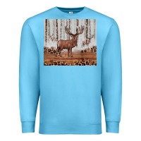 Ocean Blue reinder Premium Sweatshirt - JahusDesignShop