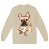 Mushroom French bulldog sitting Long Sleeve Tee - RanaPortraitStore