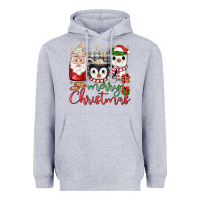 Heather Grey merry Christmas coffee Heavyweight Hoodie - JahusDesignShop