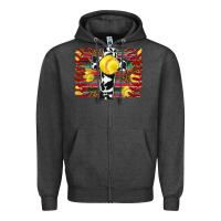 Charcoal Heather softball cross serape leopard background Zipper Hoodie - RanaPortraitStore