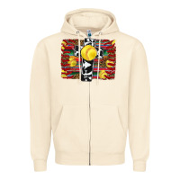 Sandshell softball cross serape leopard background Zipper Hoodie - RanaPortraitStore