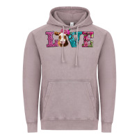 Vintage Zinc love with guernsey cow Vintage Hoodie - AdoDesignShop