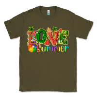 Army Green love summer with watermelon tbw Classic Tee - texasbilliewilder