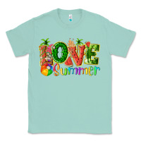 Seafoam love summer with watermelon tbw Classic Tee - texasbilliewilder