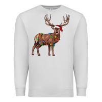 Dove Grey reindeer Premium Sweatshirt - JahusDesignShop