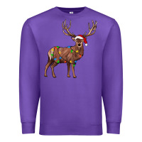 Purple reindeer Premium Sweatshirt - JahusDesignShop
