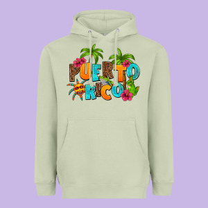 Puerto Rico Heavyweight Hoodie Designed By Adodesignshop