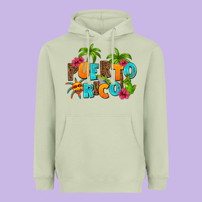 Puerto Rico Heavyweight Hoodie Designed By Adodesignshop