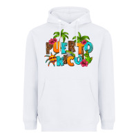 White puerto rico Heavyweight Hoodie - AdoDesignShop