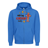 True Royal merry christmas cross Zipper Hoodie - RanaPortraitStore
