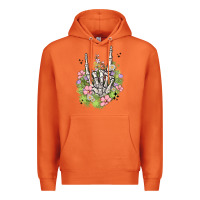 Carrot skeleton flowers Premium Hoodie - MaliasSmallBusiness