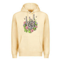 Pina Colada skeleton flowers Premium Hoodie - MaliasSmallBusiness