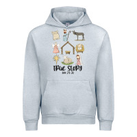 Heather Grey true story Urban Hoodie - MaliasSmallBusiness