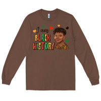 Chestnut i am black history afro black boy child juneteenth Long Sleeve Tee - texasbilliewilder