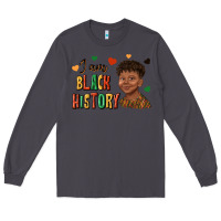 Smoke i am black history afro black boy child juneteenth Long Sleeve Tee - texasbilliewilder