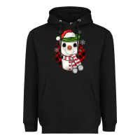 Black Christmas snowman coffee Heavyweight Hoodie - JahusDesignShop