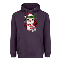 Plum Christmas snowman coffee Heavyweight Hoodie - JahusDesignShop