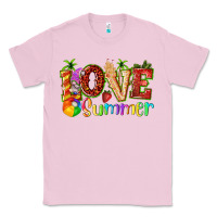 Bubblegum Pink love summer with strawberry Classic Tee - texasbilliewilder