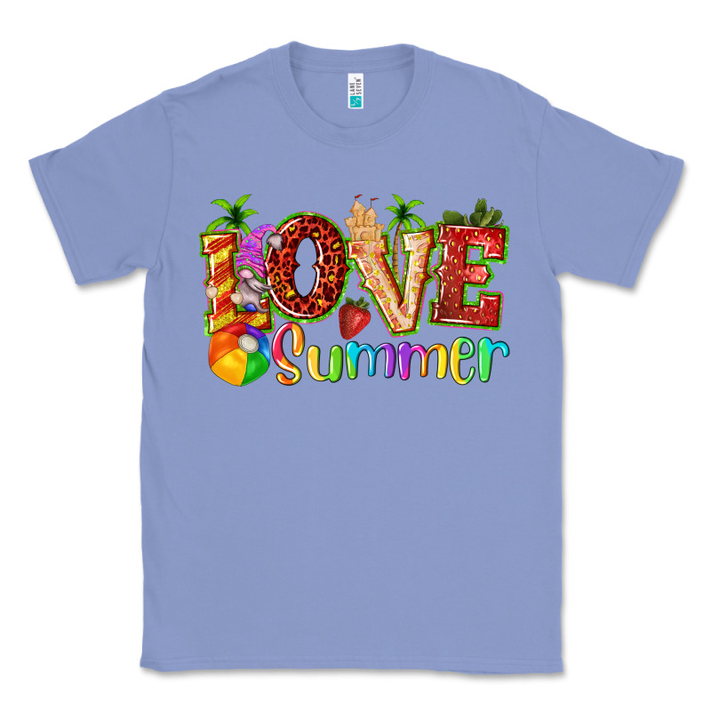 Love Summer With Strawberry Classic Tee by texasbilliewilder | Teevron