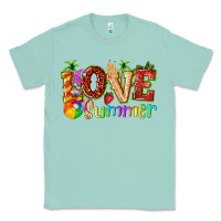 Seafoam love summer with strawberry Classic Tee - texasbilliewilder