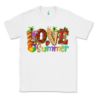 White love summer with strawberry Classic Tee - texasbilliewilder