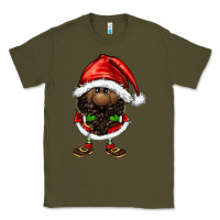 Army Green afro santa gnomes Classic Tee - FaDigitalArtStudio