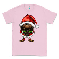 Bubblegum Pink afro santa gnomes Classic Tee - FaDigitalArtStudio