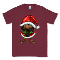 Burgundy afro santa gnomes Classic Tee - FaDigitalArtStudio