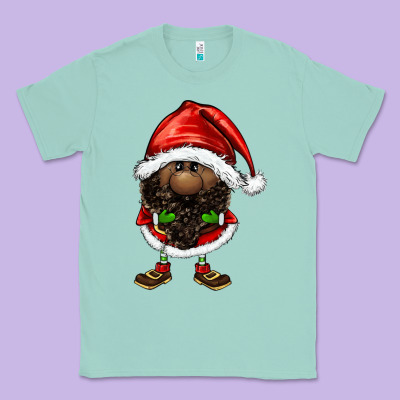 Afro Santa Gnomes Classic Tee Designed By Fadigitalartstudio