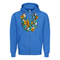 True Royal cowhide sunflower horseshoe Zipper Hoodie - Zillion Design Studio
