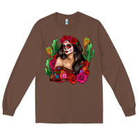 Chestnut mexico girl Long Sleeve Tee - Zillion Design Studio