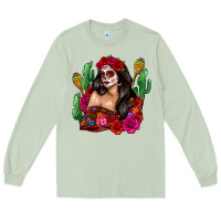Matcha mexico girl Long Sleeve Tee - Zillion Design Studio