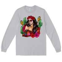 Moon Dust mexico girl Long Sleeve Tee - Zillion Design Studio