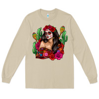 Mushroom mexico girl Long Sleeve Tee - Zillion Design Studio