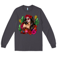 Smoke mexico girl Long Sleeve Tee - Zillion Design Studio