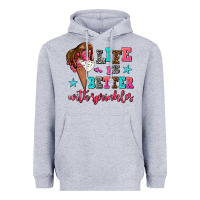 Heather Grey life is better with sprinkles Heavyweight Hoodie - AdoDesignShop